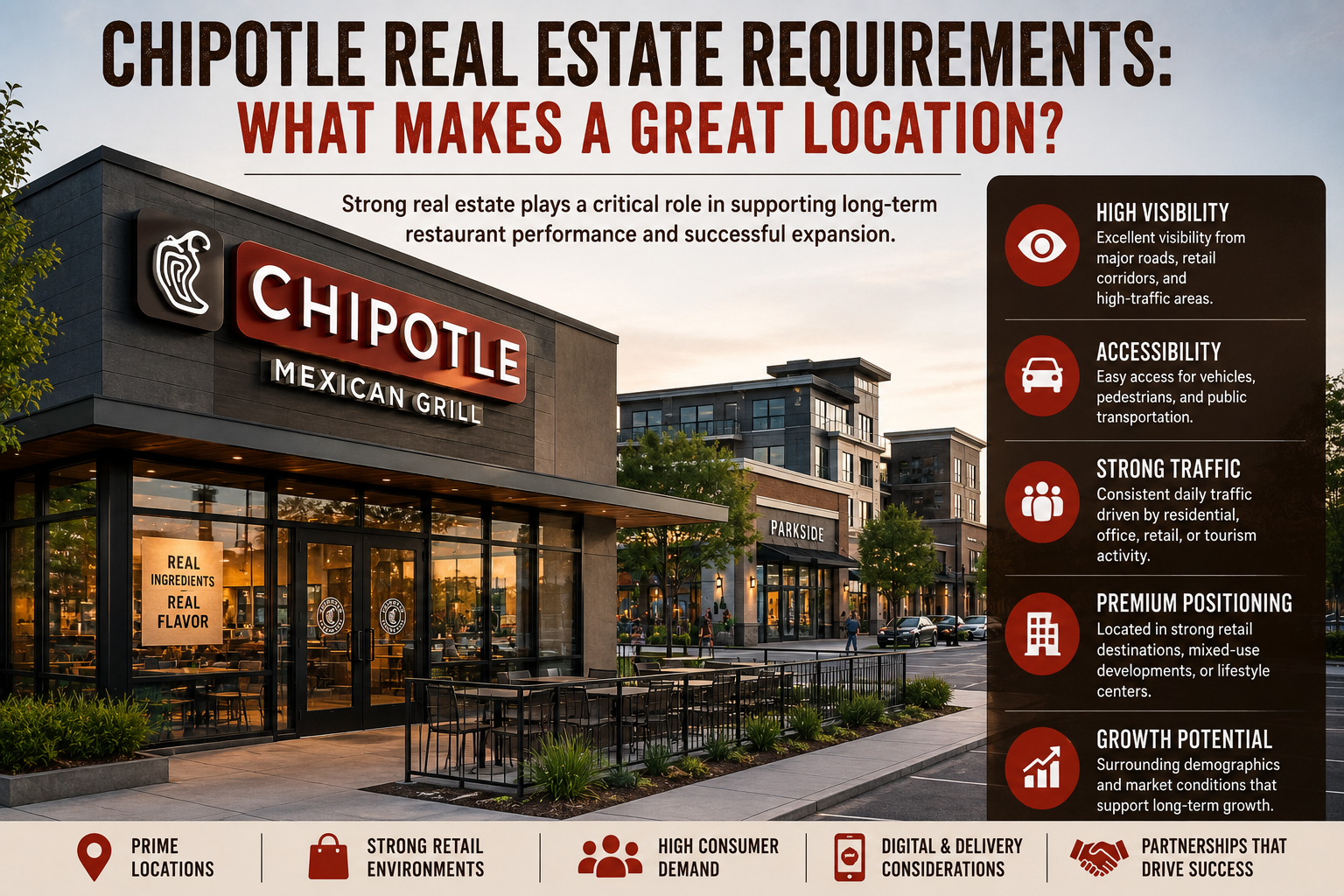 Chipotle Real Estate Requirements: What Makes a Great Location?