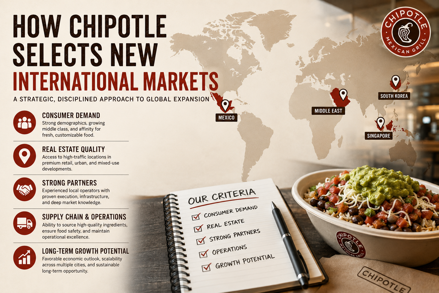 How Chipotle Selects New International Markets